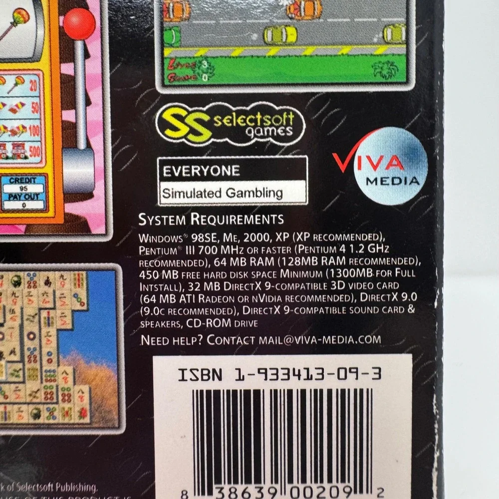 1200 Games PC Computer Game 2 Disc XP Championship Arcade Casino Puzzle Sports